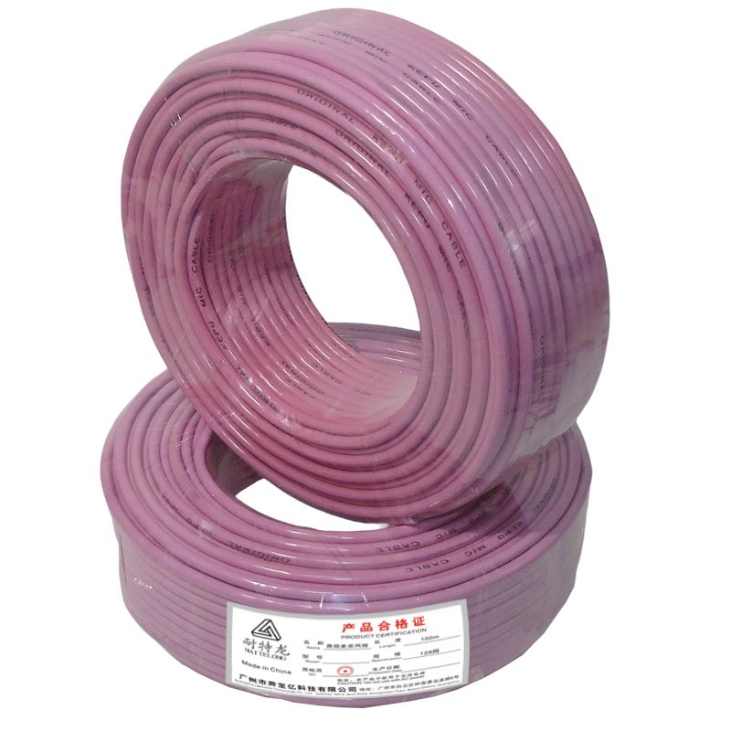Pink Microphone Cable C308 Pink microphone cable C308 bulk spool