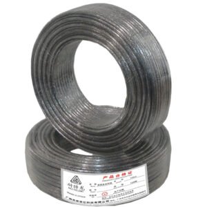 Transparent white T308 Pro microphone cable bulk spool