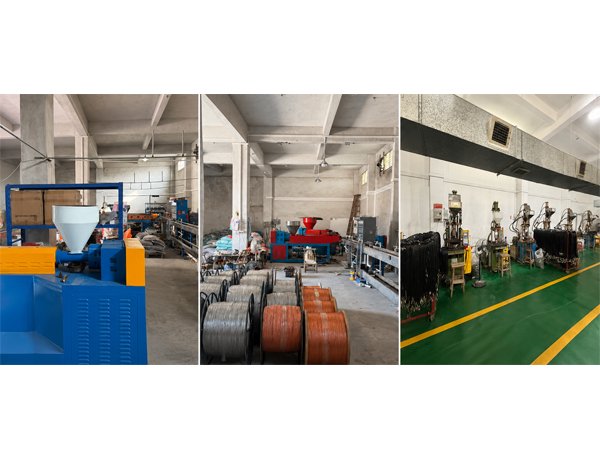 Mass production of custom cable assemblies in cable factory