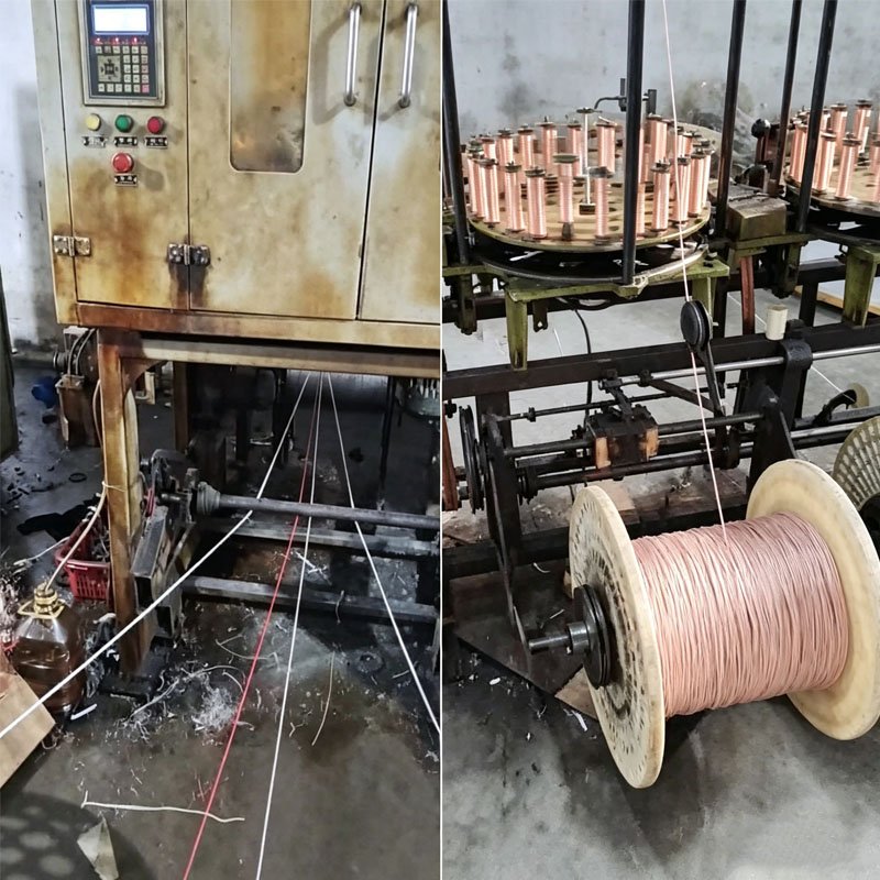 Cable stranding process combining insulated conductors into cable cores