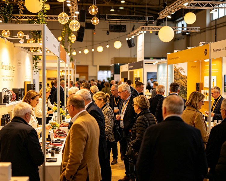 Professional audio cable solutions for commercial events and exhibitions