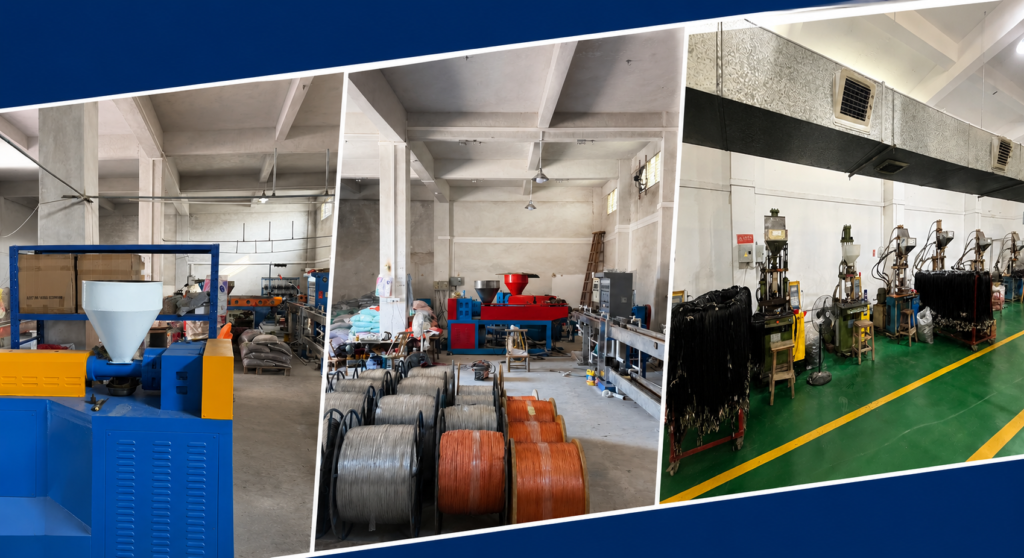 NAITELONG cable factory expanded production lines, wire drawing workshop and cable extrusion facilities in 2024.