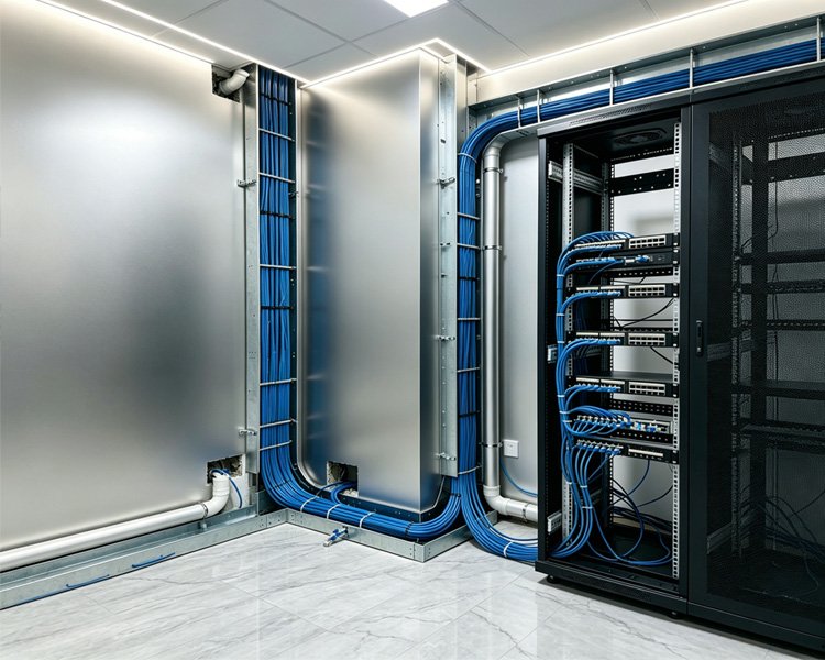 LAN cable solutions for office networking and residential installations