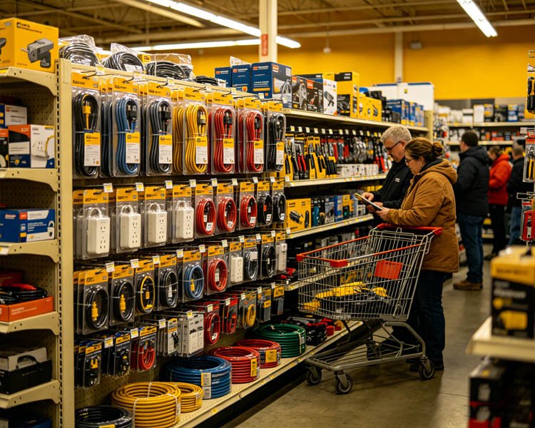 Power cord solutions for supermarkets, retailers and wholesale distribution channels