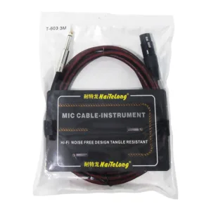 T603 XLR microphone cable OEM packaging | professional audio cable
