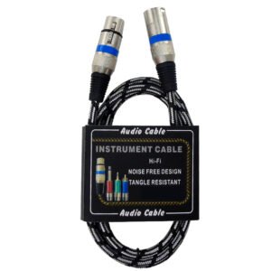 S100 XLR Male to Female Balanced Microphone Cable Packaging