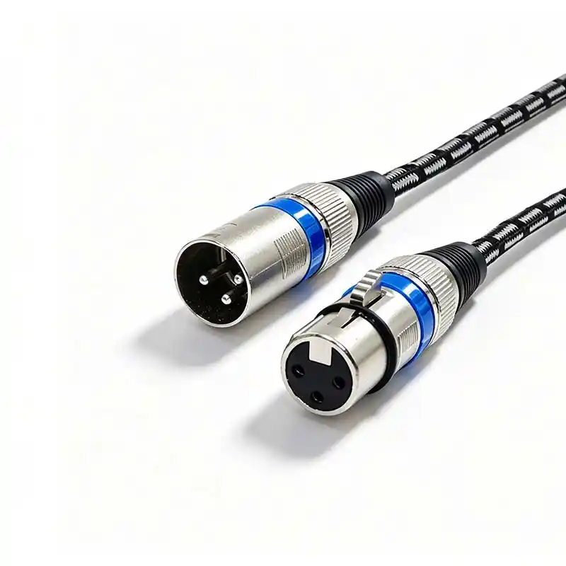 xlr-balanced-microphone-cable-s100 XLR Male to XLR Female 3 Pin Balanced Microphone Cable S100